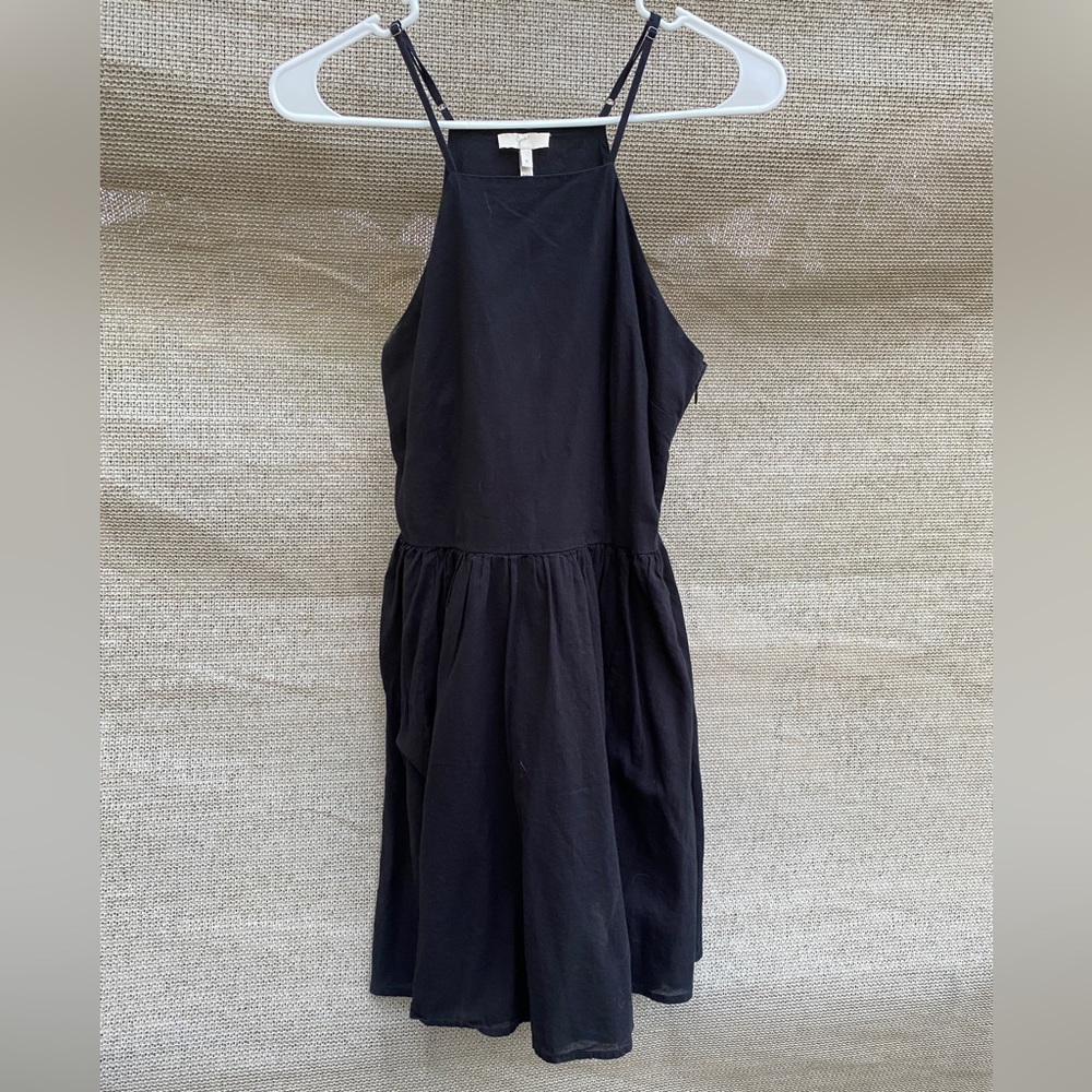 Joie Black Thin Strap Midi Dress